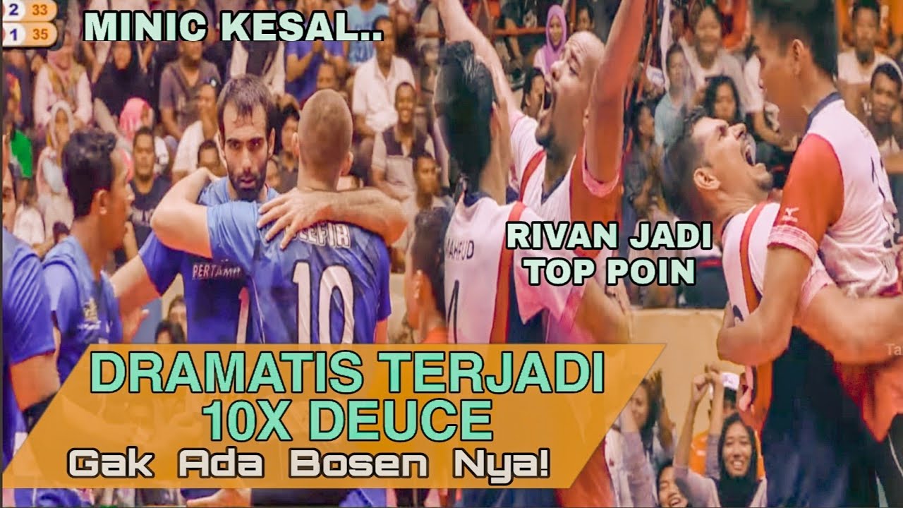 PERTANDINGAN PALING SERU DIDUNIA TERJADI 10X DEUCE, SAAT BHAYANGKARA SAMATOR HAJAR JAKARTA PERTAMINA