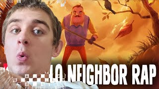 REACTING TO A OLD HELLO NEIGHBOR RAP HELLO AND GOODBYE STILL FIRE