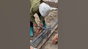 formwork construction and column reinforcement erection #Building , #construction