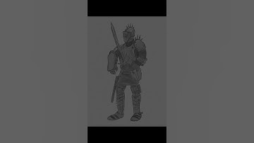 Digital Drawing Timelapse | Knight Concept 3