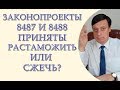 Законопроекты 8487 и 8488 приняты, растаможить или сжечь, что дешевле