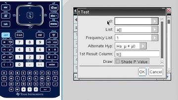 TI-Nspire: T Tests