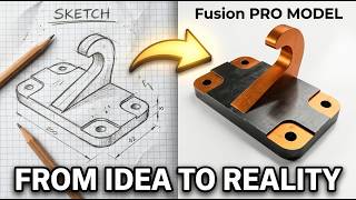 How to Design a Reinforced Hook Bracket in Autodesk Fusion 360