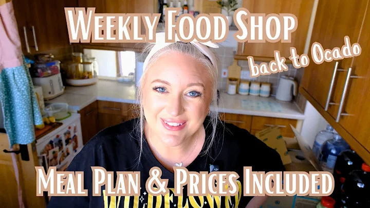 Back To Ocado | UK Family Weekly Food Shop | Meal Plan & prices #groceryhaul #mealplan #ocado