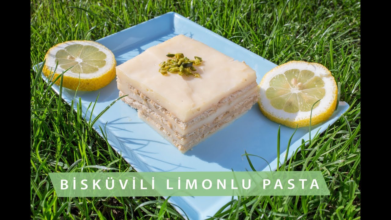 Bisküvili Limonlu Pasta / Zitronenkuchen mit Butterkeks (deutscher