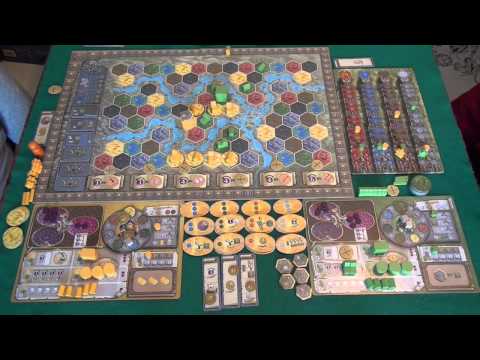 Терра Мистика - играем в настольную игру, board game Terra Mystica