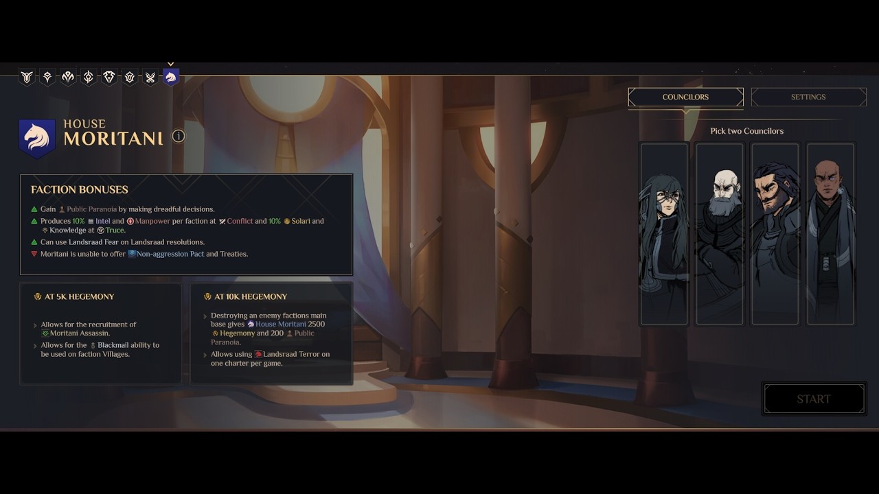 Moritani Dune : Spice Wars - House Moritani patch update - YouTube