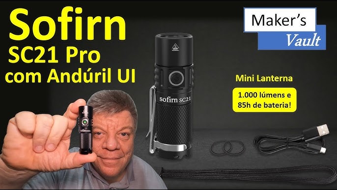 Sofirn SC21 Pro Review ($20 Shipped, 1100 Lumens, LH351D, USB-C) - YouTube