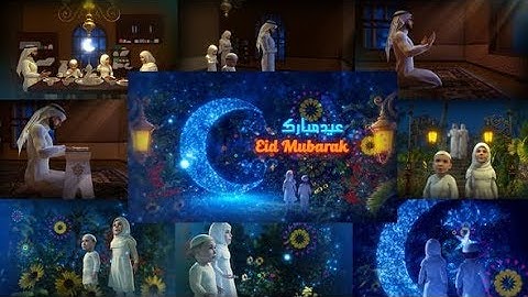 Ramadan Eid Mubarak 3D Opener | After Effects Template