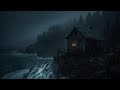 Gentle Rain Sounds All Night 🌲 | Natural Sleep Aid for Stress Relief and Focused Study