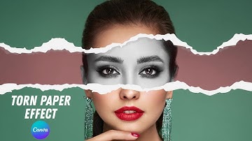 Canva Gescheurd Papier Effect voor Beginners | Snelle en Eenvoudige tutorial in 4 minuten