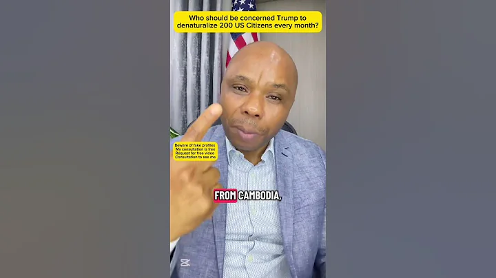 Who should be concerned Trump to denaturalize 200 US Citizens every month?