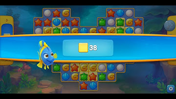 Fishdom. Level 1-5.  #Android #Walkthrough.