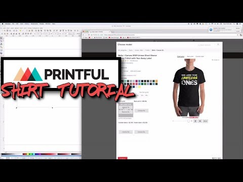 Printful Shirt Tutorial Step By Step Guide Youtube