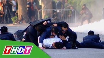 Mãn nhãn màn trình diễn ấn tượng của lực lượng cảnh vệ | THDT