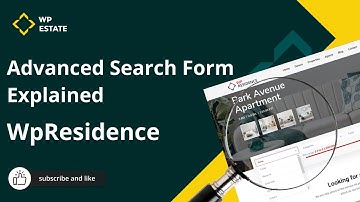 Advanced Search Form Explained in WpResidence theme