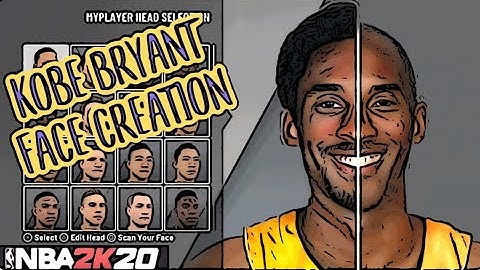 NBA 2K20- Kobe Bryant Face Creation!