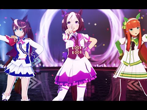 【Uma Musume MMD／4K／60FPS】Tokai Teio & Special Week & Silence Suzuka【うまぴょい伝説】