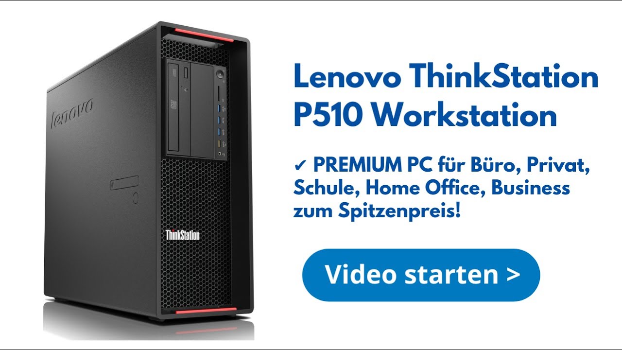Lenovo Thinkstation P510 Xeon E5-1620 v4 3.5GHz 32GB 512GB(SSD) 1TB(HDD) Quadro M2000 Windows10 Pro 64bit