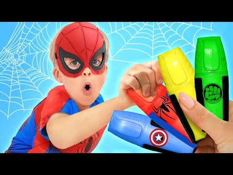 تعلم الألوان باستخدام القلم السحري مع مايك وليا