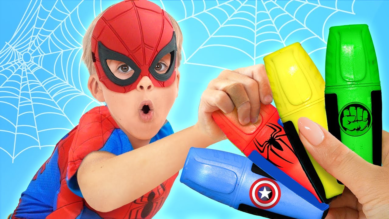 Изучаем цвета с помощью волшебной ручки с Майком и Лией