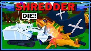 Shredder Tank Shreds Anything Into Dust In Build A Boat For Treasure Roblox