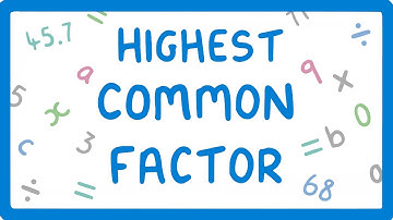How to find the Highest Common Factor (2026/27 exams)
