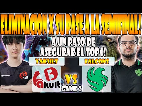 FALCONS VS YAKULT BROTHER BO3[GAME 2]ELIMINACION-AME, EMO VS ATF, MALR1NE, SKITER- BLAST SLAM 2-DOTA