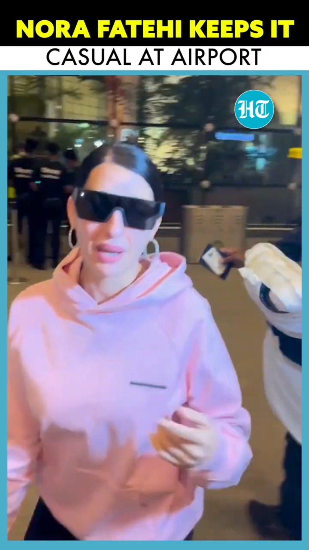 Nora Fatehi Turns Heads With Stylish Yet Casual Look at Mumbai Airport #ytshorts