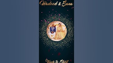 Wedding Touch To Start Animation 1 | Mirror Booth | Photo Booth