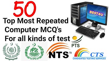 50 Most Repeated Computer MCQ