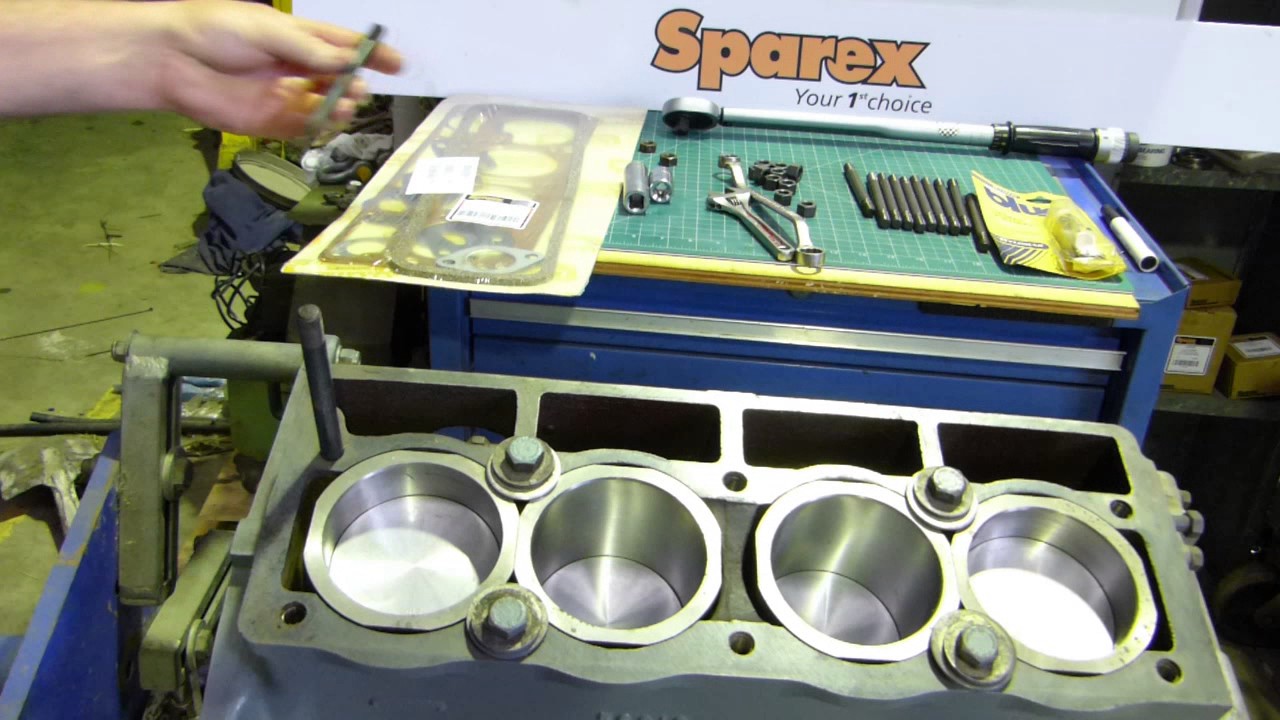 How to replace and tension down a Ferguson TE20 cylinder head YouTube