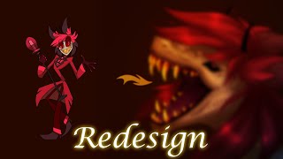 Alastor Redesign | SPEEDPAINT | Hazbin Hotel