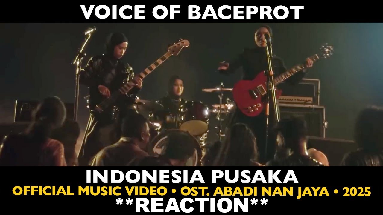 Musicians REACT to Voice of Baceprot: Indonesia Pusaka (Official Music Video OST Abadi Nan Jaya 2025
