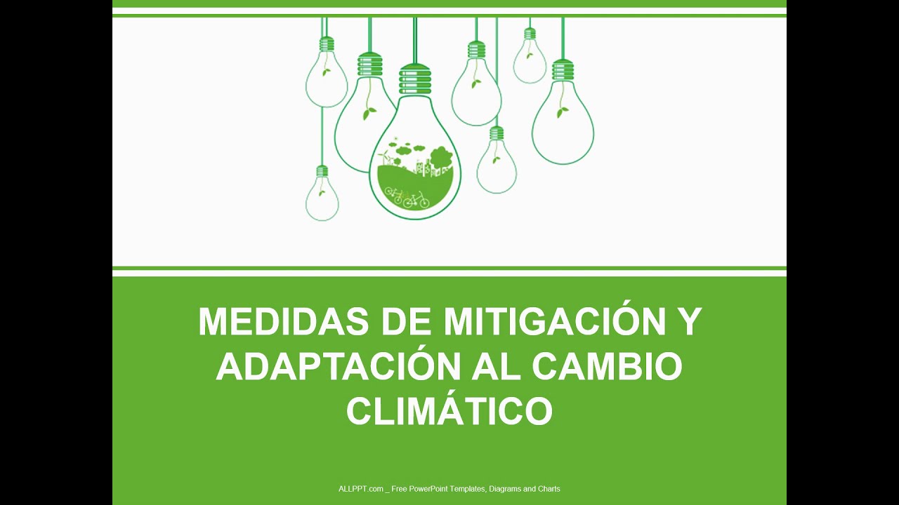 Medidas de adaptación y mitigación al cambio climático | Video Clase ...