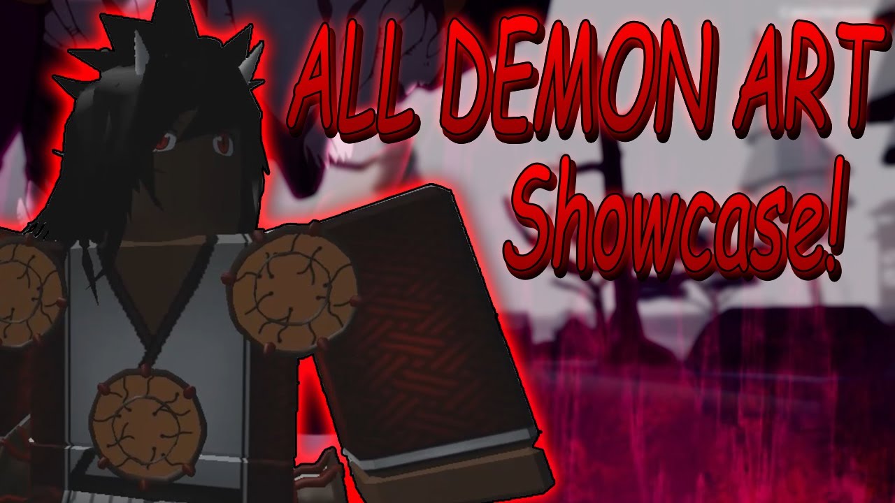 All Demon Art Showcase In Ro Slayers Roblox Demon Slayer Youtube - im a demon roblox