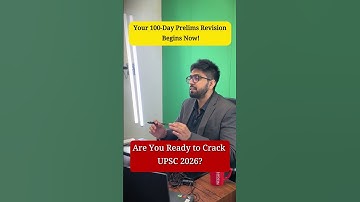 Prelims Crash Course for UPSC | 100 Days to Master GS & Current Affairs | UPSC Prelims 2026 Strategy