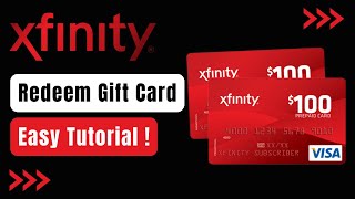 How to Redeem Xfinity Gift Card !