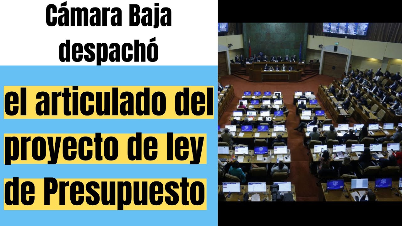 Cámara Baja despachó el articulado del proyecto de ley de Presupuesto ...
