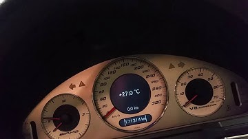 Mercedes e55 w211 early 2003 oil level / dyno mode. OTHER METHOD ,NOT THE THREE PRESS METHOD !!