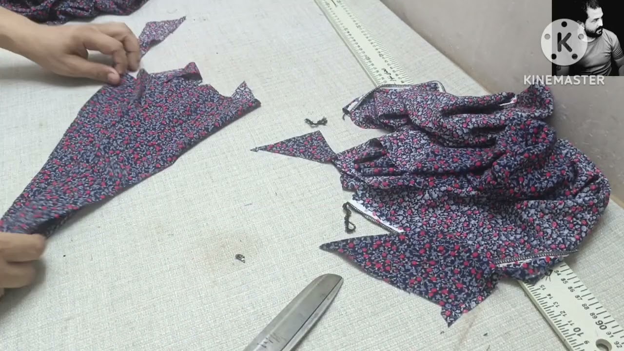 اسهل طريقة للمبتدئين فصال وخياطة موديل رياضي أبو المسطرة للخياط محمد الساعدي