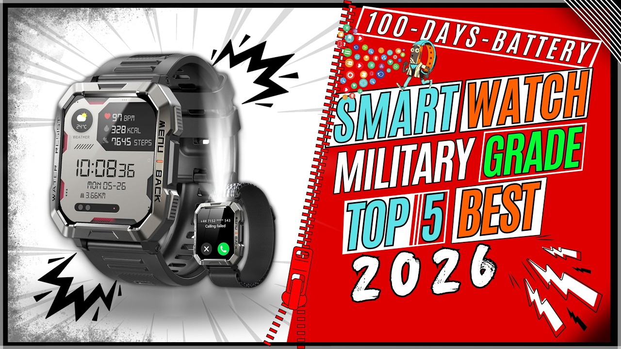 Top 5 Military Smart Watch Only for Men 2026 – Tactical, Durable ...