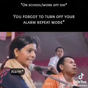 If I setting this alarm suddenly I put the wrong ringtone 😱😱