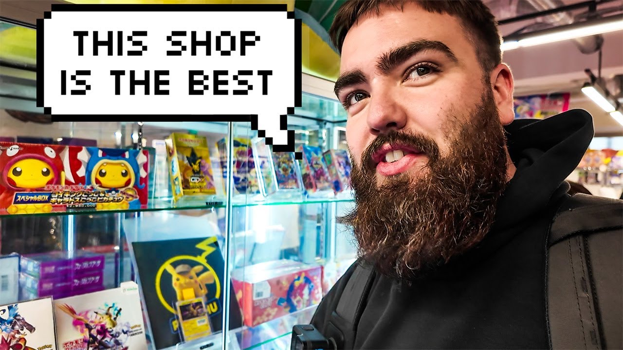 Вместе с Рэндольфом мы нашли ЛУЧШИЕ магазины по продаже карточек Pokemon в Токио, Япония!