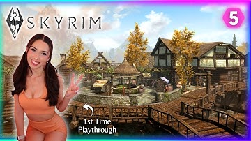 Questing & Exploring on Our Way to Riften | Skyrim First Time Playthrough EVER (no mods) Part 5