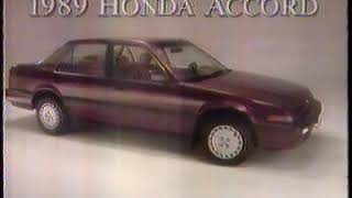 1989 Honda Accord Commercial  - Wine (1988)