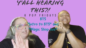 First Time BTS Reactions "Intro to BTS" and "Magic Shop" live YHT Reacts Ep1
