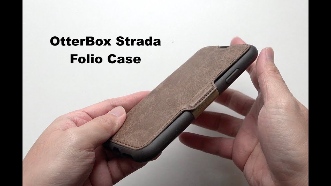 OtterBox Strada Series Folio Case for iPhone X - YouTube