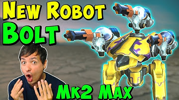 New Dash Robot BOLT Mk2 with SPARK & BLAZE Gameplay War Robots WR