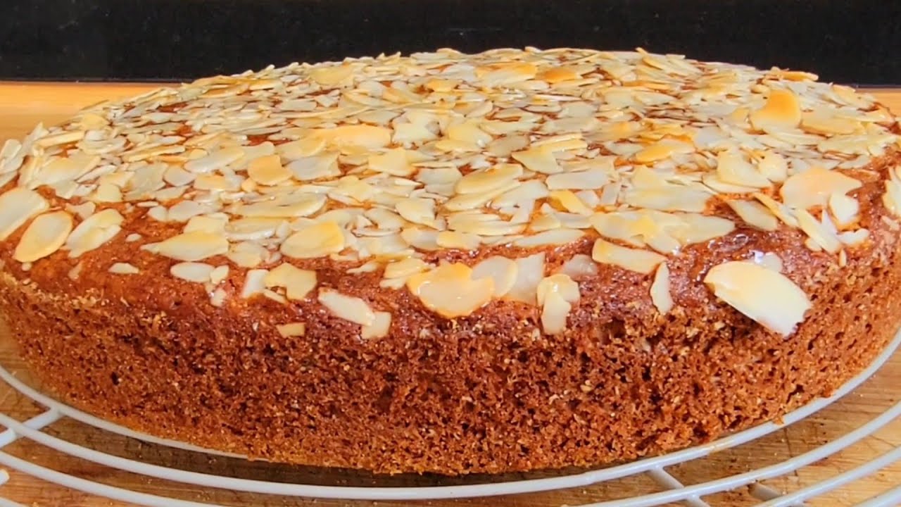 الوصفة الي كطلبوها كاملين😱كيك بدون دقيق أبيض  بدون سكر ساهل بسيط ومعلك